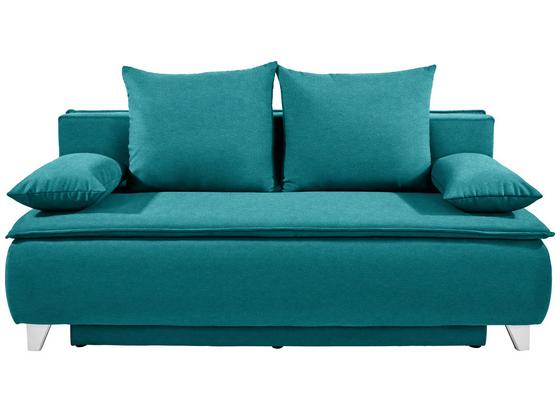 Pohovka Boxspring Marlene - tyrkysová, Moderný, drevo/textil (208/100/106cm) - Luca Bessoni Pohovka Boxspring Marlene - tyrkysová, Moderný, drevo/textil (208/100/106cm) - Luca Bessoni