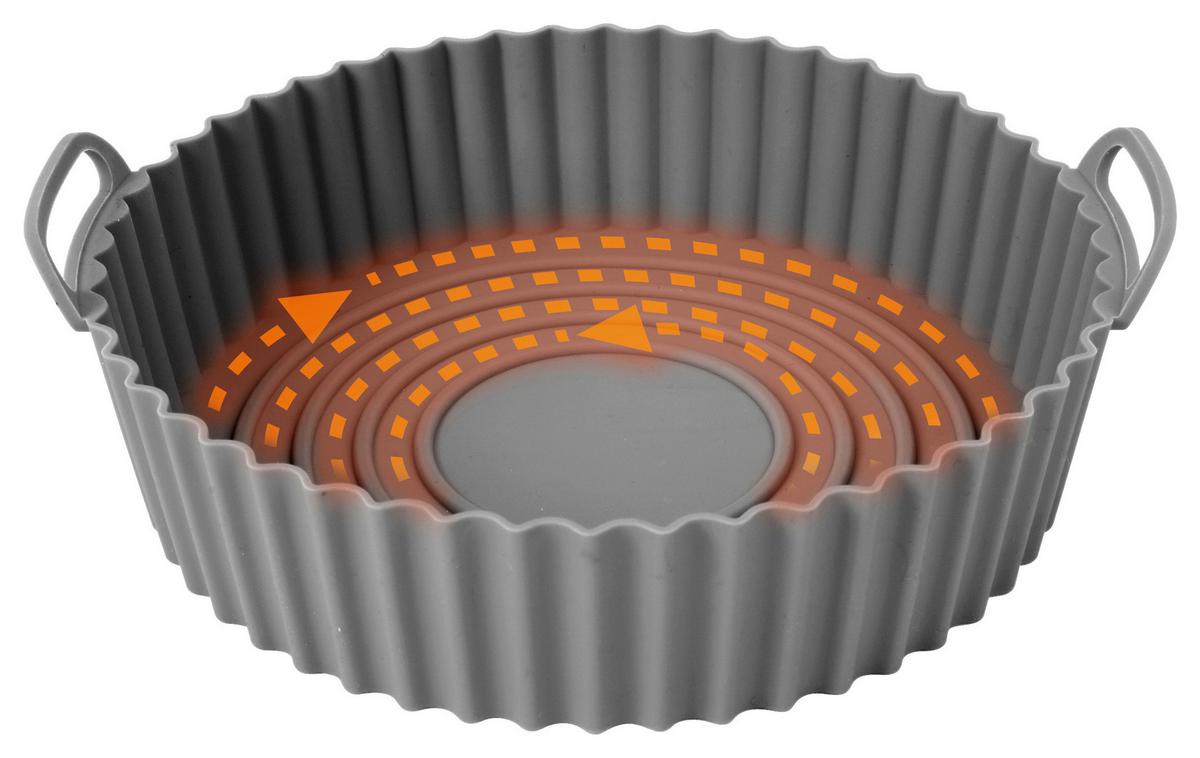 Backformenset Kitchbo - Schwarz/Grau, Basics, Kunststoff (20/6,3cm)