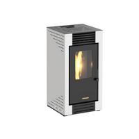 Palletofen Poly Weiß Metall 8 Kw Mit Wi-Fi - Weiß, Basics, Metall (47/92/53cm)