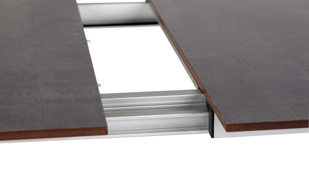 Gartenset 5-Tlg. Metall/Textil /Kunststoff/Holzwerkstoff - Dunkelgrau/Anthrazit, Basics, Holzwerkstoff/Kunststoff (180+68/98/74cm) - Acamp