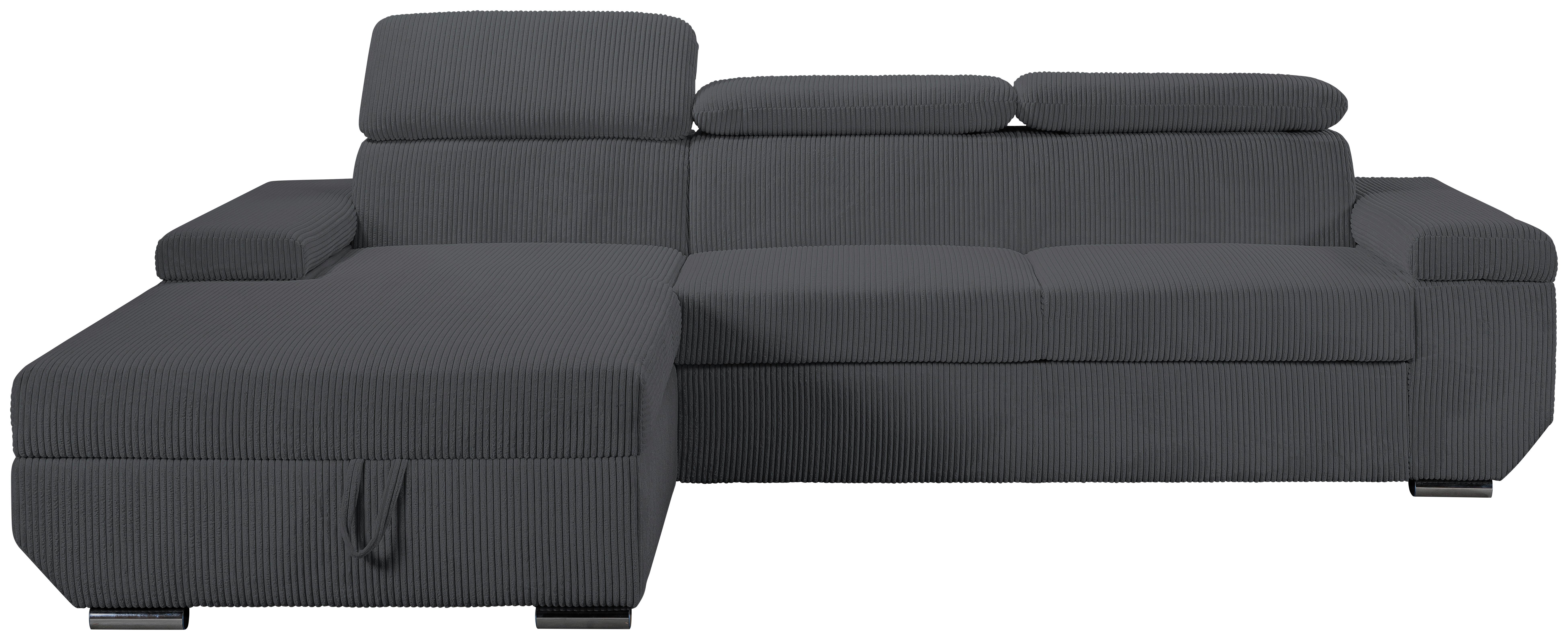 Sofa Lars Dunkelgrau, LF: 146x240 cm