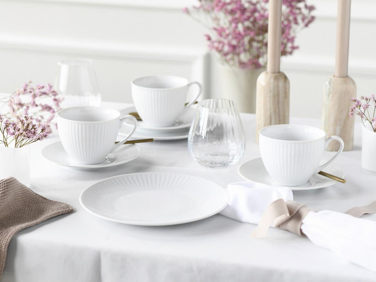 Kombiservice Valencia 30--Teilig., Weiß - Weiß, Design, Keramik - Creatable