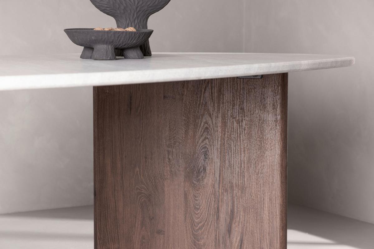 JÍDELNÍ STŮL GRÖNVIK - světle šedá/mokka, Design, kompozitní dřevo (180/90/75cm) - Livetastic