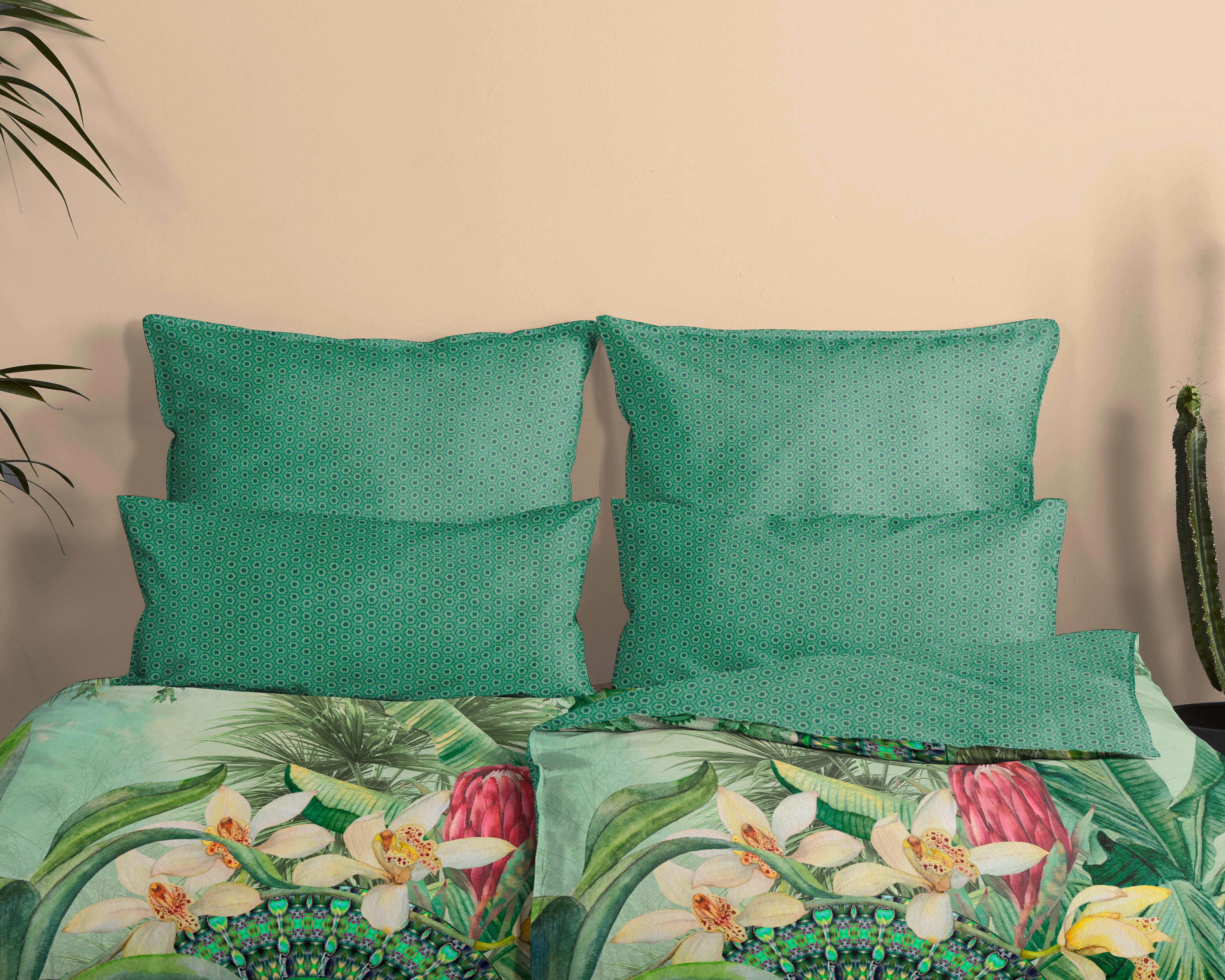 Bettwäsche Abhita Multicolor 140x200 cm - Multicolor, Trend, Textil (140/200cm)
