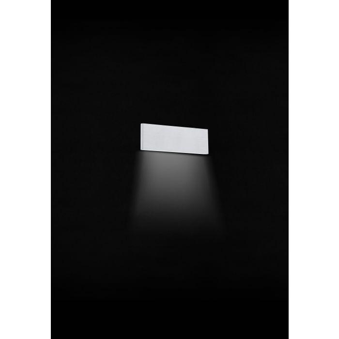 LED-Wandleuchte 39268 *  Climene - Alufarben, KONVENTIONELL, Kunststoff/Metall (8/25,5/4,5cm) - Eglo