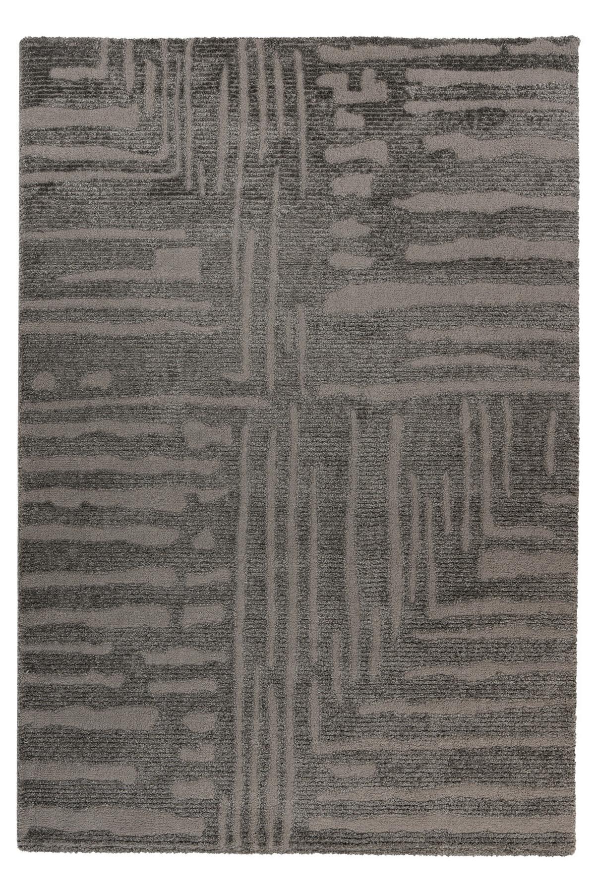 Hochflorteppich My Canyon 973 - Anthrazit, Basics, Textil (200/290cm) - Obsession