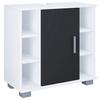 Waschbeckenunterschrank Zalo M B: 60 Cm Schwarz/weiß - Schwarz/Weiß, MODERN, Holzwerkstoff (60/57,7/30,4cm) - MID.YOU