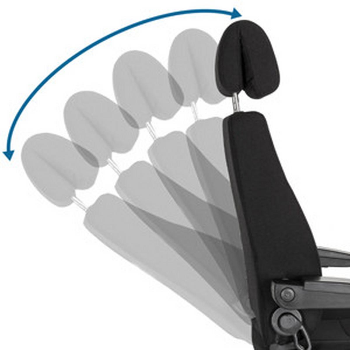 Chefsessel Hours Wippfunktion Schwarz Bis 150 Kg - Silberfarben/Schwarz, Basics, Kunststoff/Textil (70/152/70cm) - MID.YOU