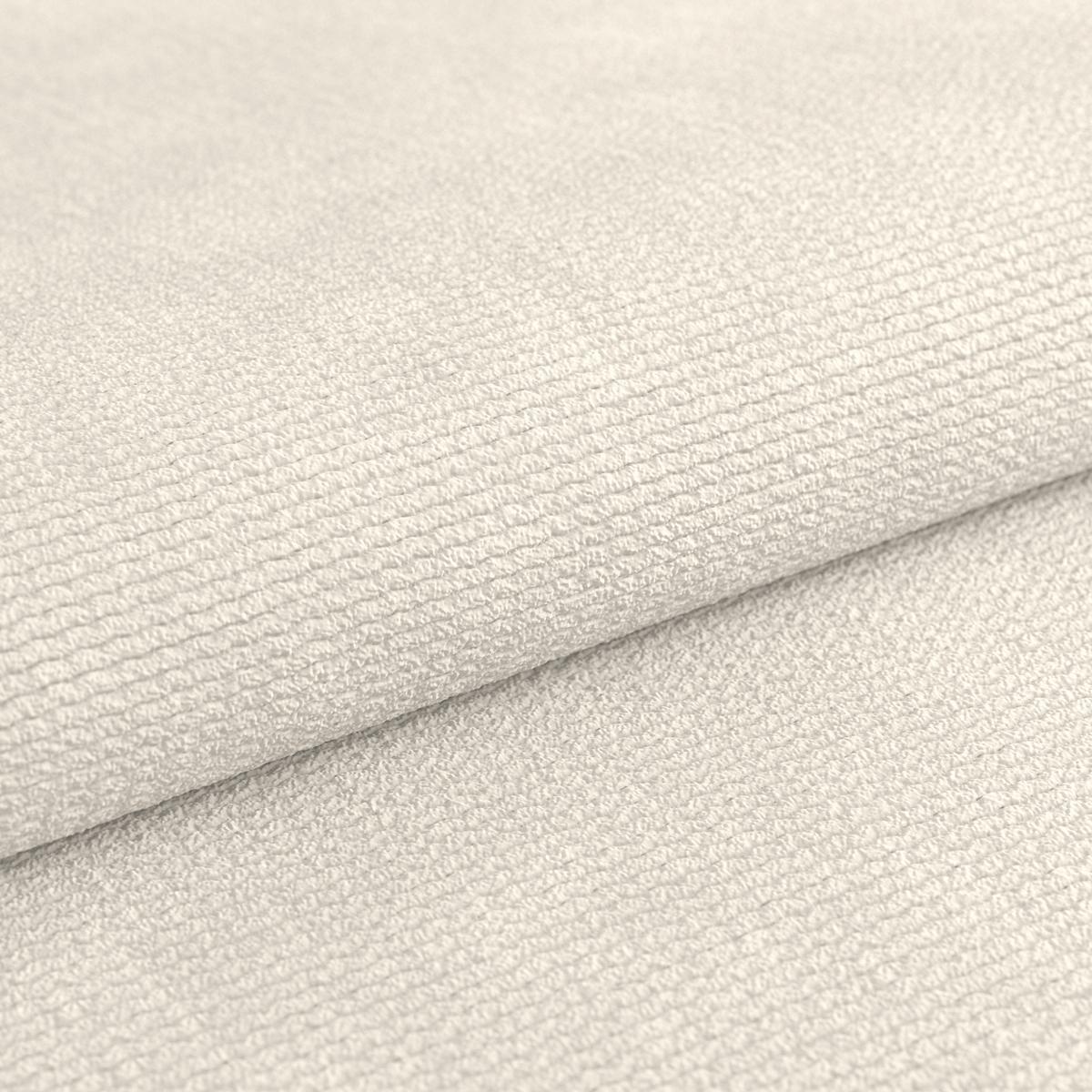 Ecksofa Volf Rechts New Cremefarben, S: 261x203 cm - Creme/Schwarz, Trend, Kunststoff/Textil (261/203cm)