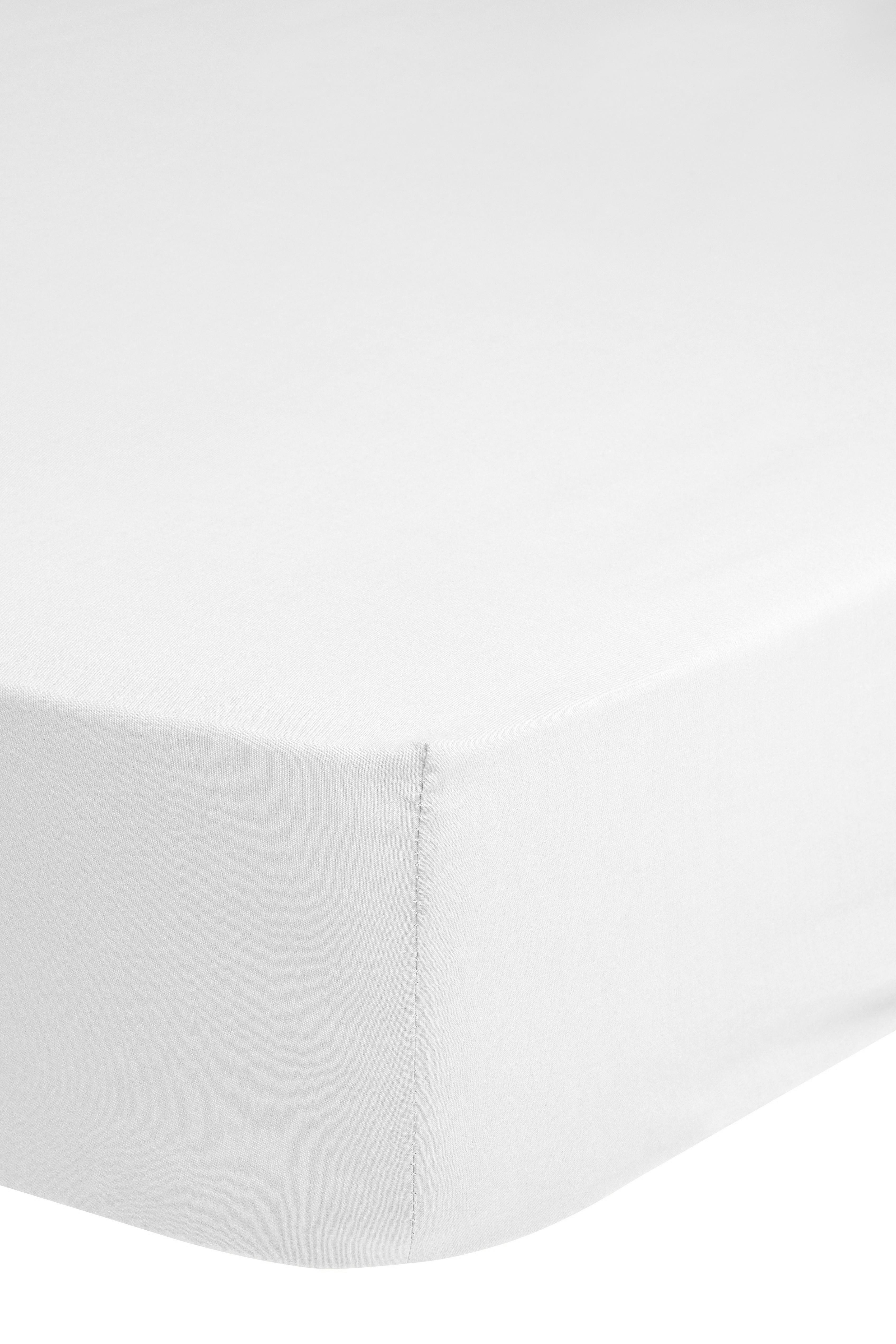 SPANNLEINTUCH WEISS 180X220 CM - Weiß, Basics, Textil (180/220cm)