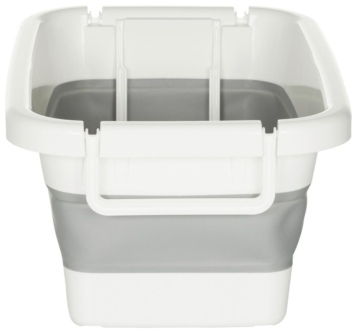 Universalkorb Clean Silw - Weiß/Grau, Basics, Kunststoff (60/67/42cm) - MID.YOU