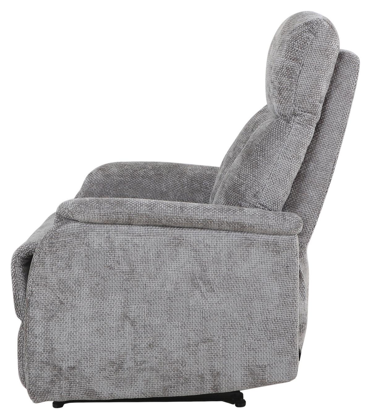 Relaxačné kreslo JOHNSY, antracitová - čierna/antracitová, Modern, kov/textil (75/106/91cm) - Mömax