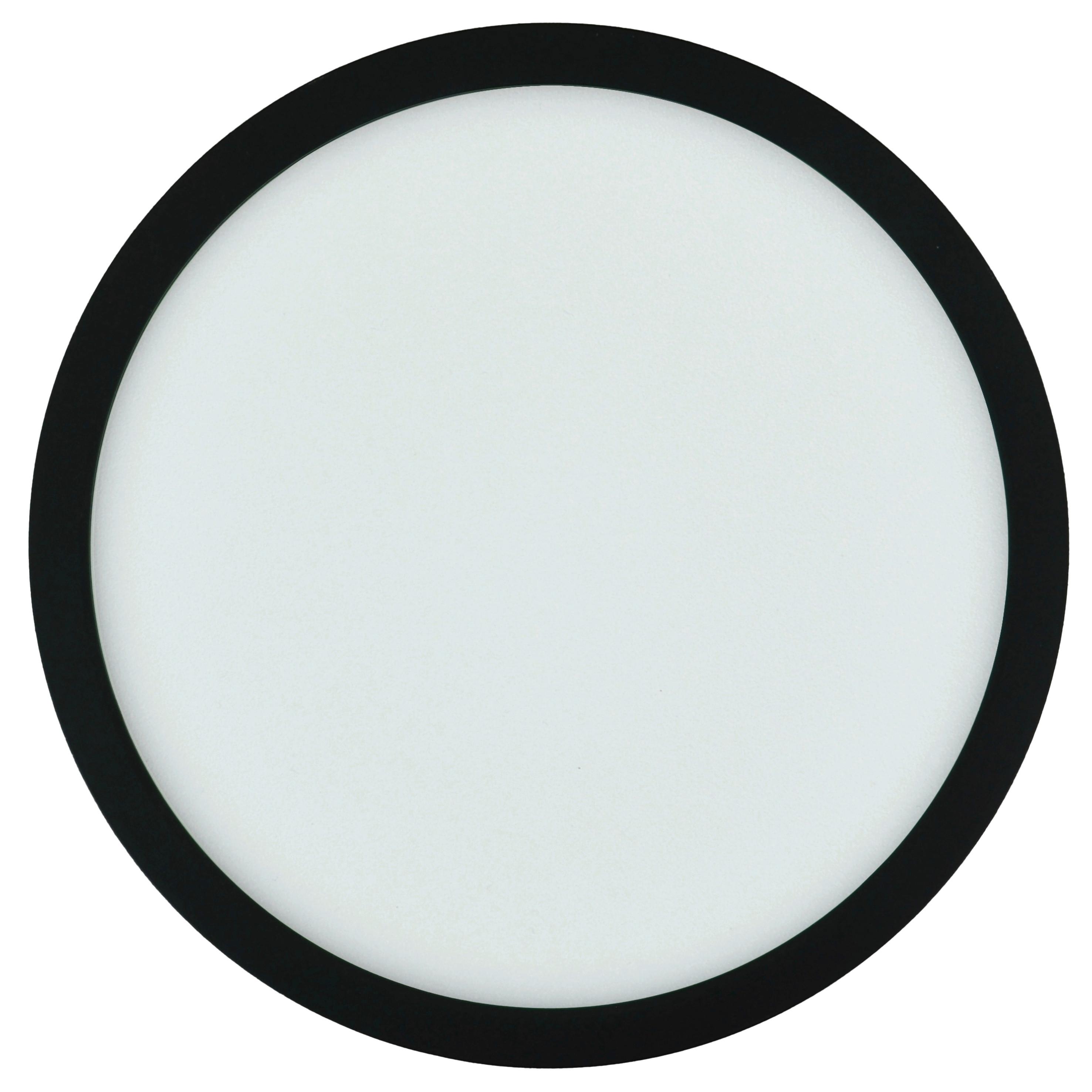 LED-Deckenleuchte 2427500241996 - Schwarz, KONVENTIONELL, Kunststoff (30/1,7cm)