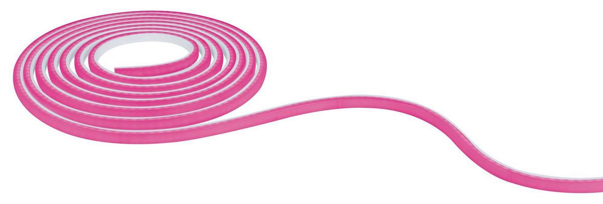 Led-streifen Farbwechsler L: 5 M Fernbedienung, Dimmbar - Weiß, Basics, Kunststoff (500cm) - Paulmann