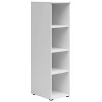 Regál MULTISTAURAUM š: 30 cm - bílá/antracitová, Moderní, kompozitní dřevo/plast (30/115/40cm)