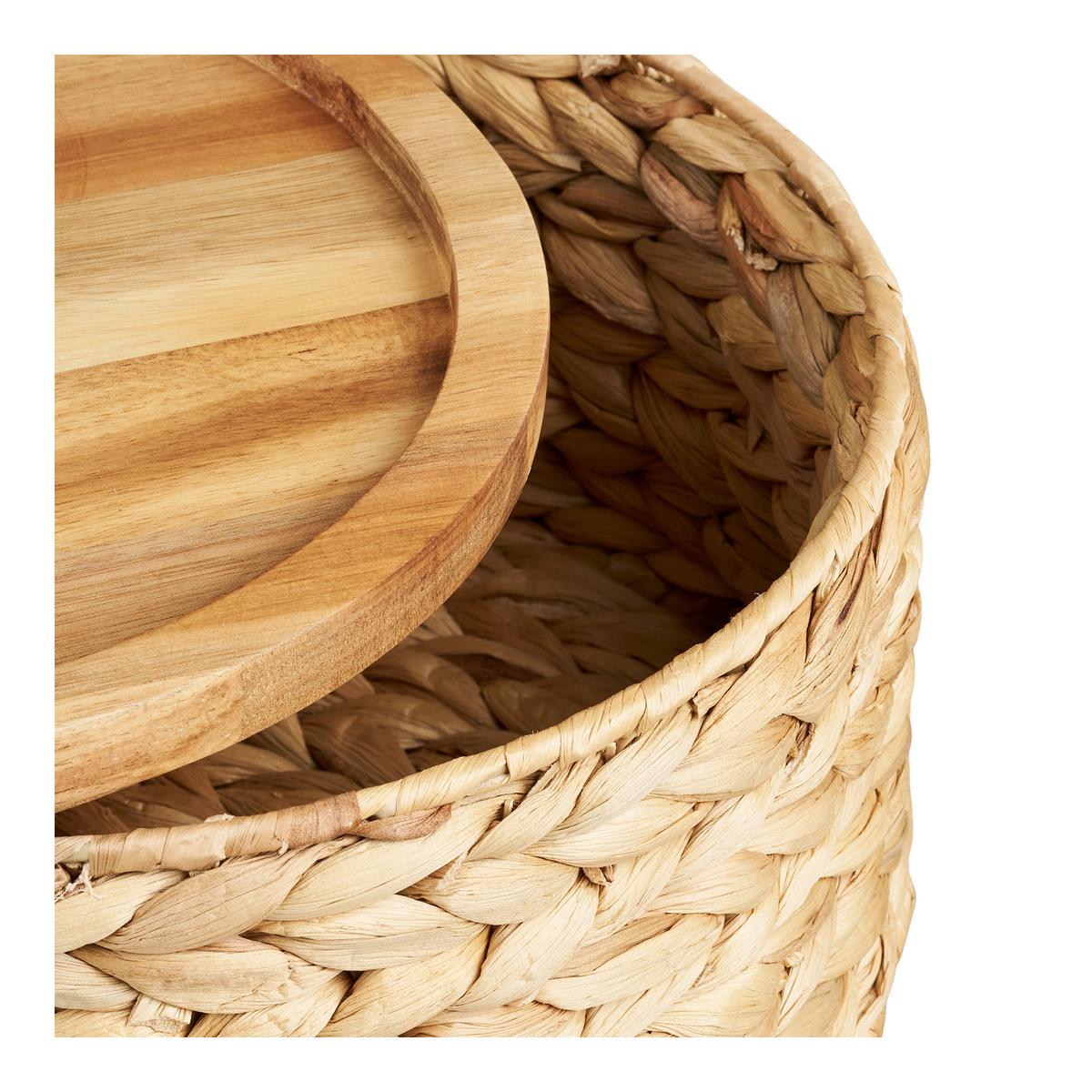 Korbset 3 tlg. Akazie, Naturfarben - Naturfarben, Basics, Naturmaterialien/Holz