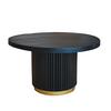 Couchtisch Uitgeest Schwarz/goldfarben, 80 Cm - Goldfarben/Schwarz, MODERN, Holz (80/80/45cm) - MID.YOU
