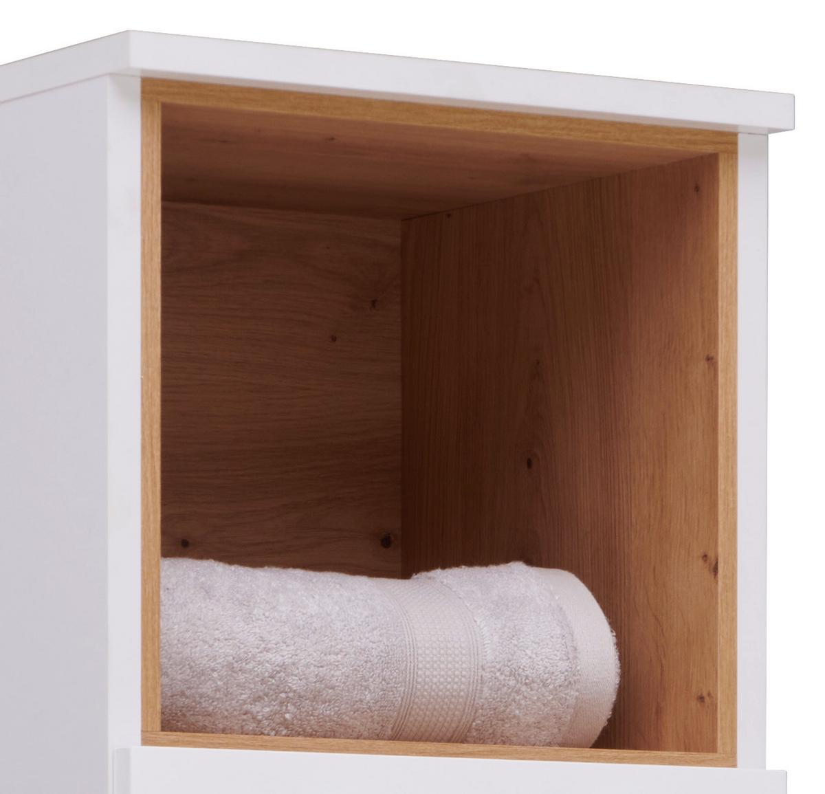 Alsószekrény Mura I - fehér, Modern, faalapú anyag (35/108/33cm)