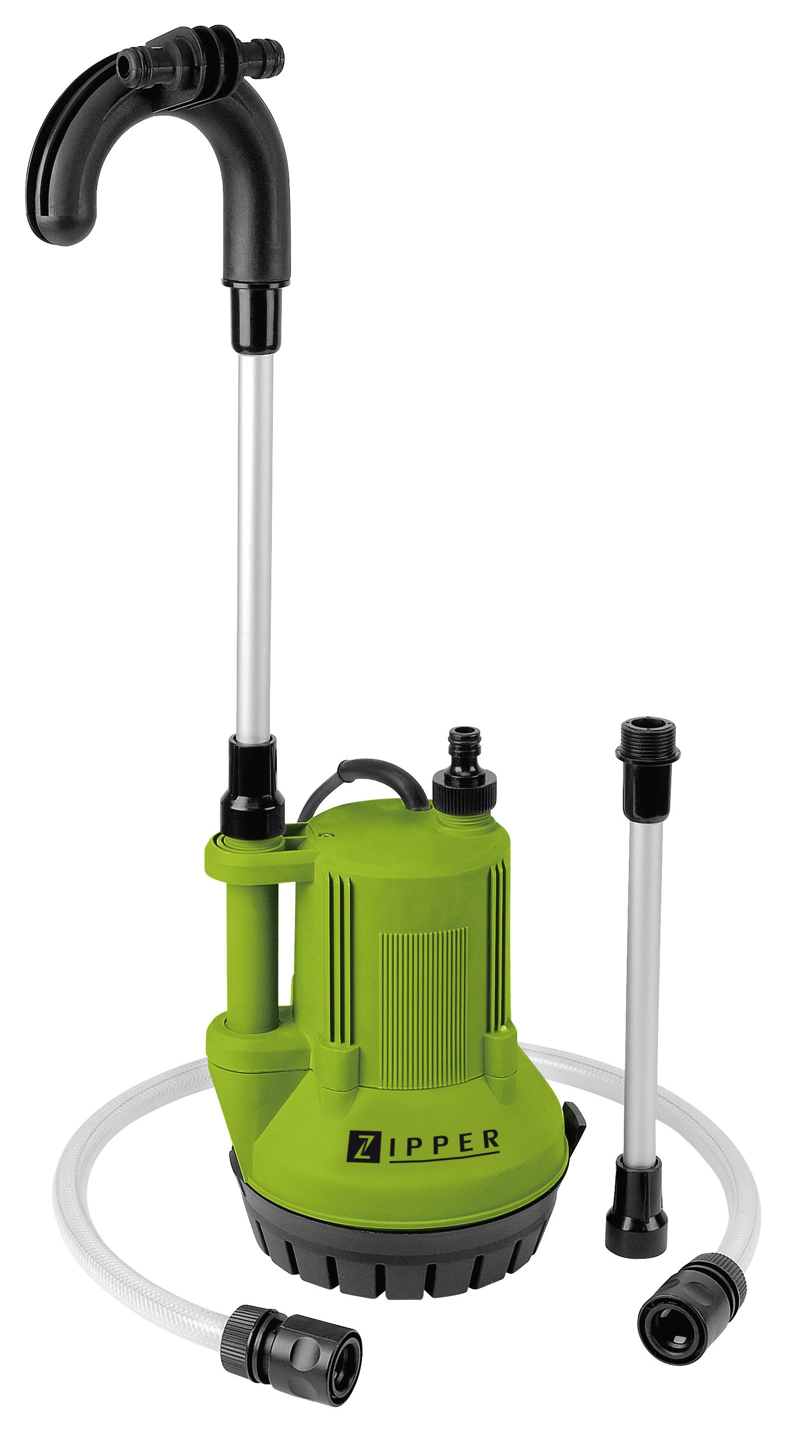 Regentonnenpumpe 350 W Klarwasser Integrierter Filter - Schwarz/Grün, MODERN, Kunststoff/Metall - Zipper