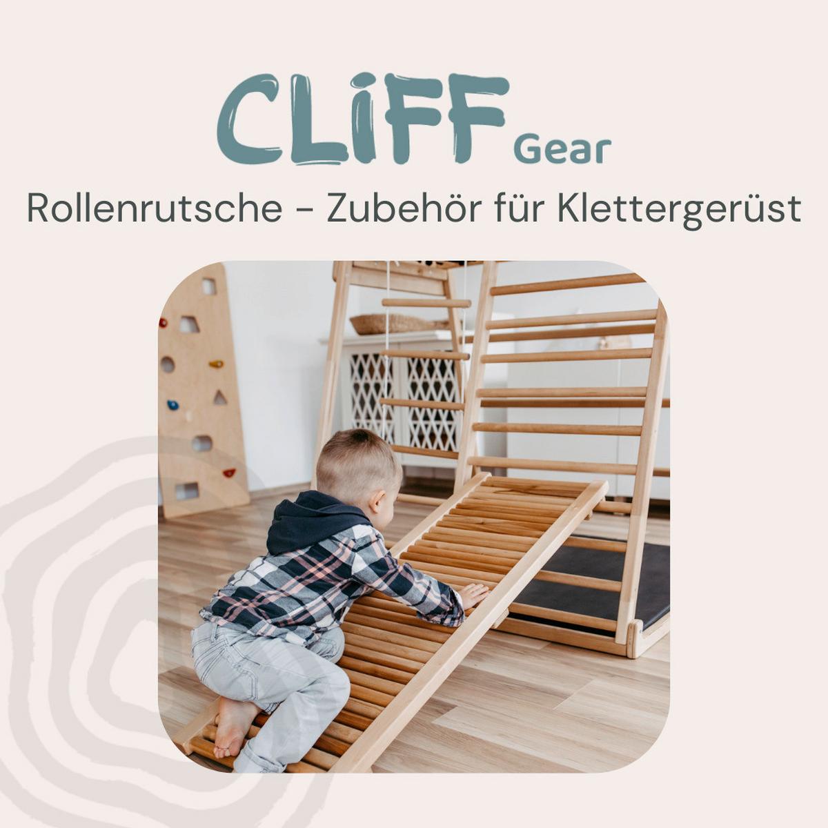 Rollenrutsche natur ca. 118 cm - Birkefarben, Basics, Holz (36/118cm) - CLIFF