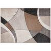 Webteppich Grau/beige Siri 80x140 Cm - Beige/Grau, MODERN, Textil (80/140cm) - Luca Bessoni