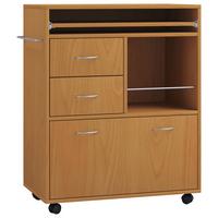 Allzweckwagen Kicha Buchefarben B: 40 cm - Buchefarben, MODERN, Holzwerkstoff/Kunststoff (70/40/86cm) - MID.YOU