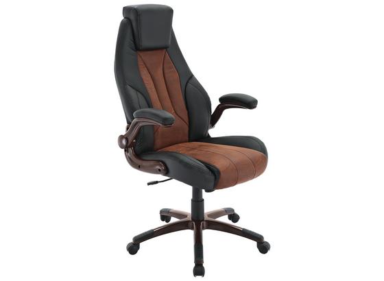 Kancelárske Kreslo Rafael - hnedá/čierna, Moderný, umelá hmota/kov (69/115-125/77cm) Kancelárske Kreslo Rafael - hnedá/čierna, Moderný, umelá hmota/kov (69/115-125/77cm)