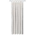 Vorhang mit Schlaufen und Band Naomi 140x255 cm Beige - Beige, MODERN, Textil (140/255cm) - Luca Bessoni