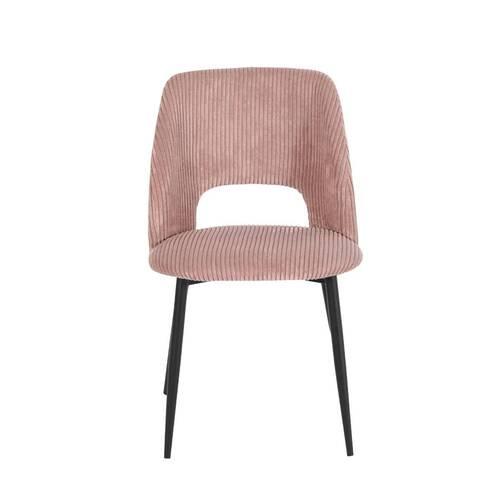STOLIČKA ZOE - čierna/ružová, Lifestyle, kov/textil (51/82/57cm) - Mömax