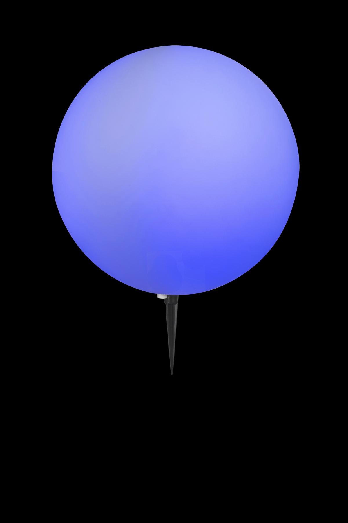 Außenstehleuchte 31776 Toula - Schwarz/Weiß, Design, Kunststoff (40/56cm) - Globo