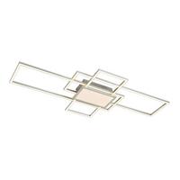 LED-Deckenleuchte Christina 50W 7000lm 3000-6000K dimmbar - Alufarben/Nickelfarben, Basics, Kunststoff/Metall (100/45,8/7,3cm) - Luca Bessoni
