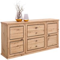 Sideboard  Mit Soft-close B: 180 Cm Harvey, Eiche Dekor - Eichefarben/Anthrazit, KONVENTIONELL, Holzwerkstoff (180/89,5/43cm)