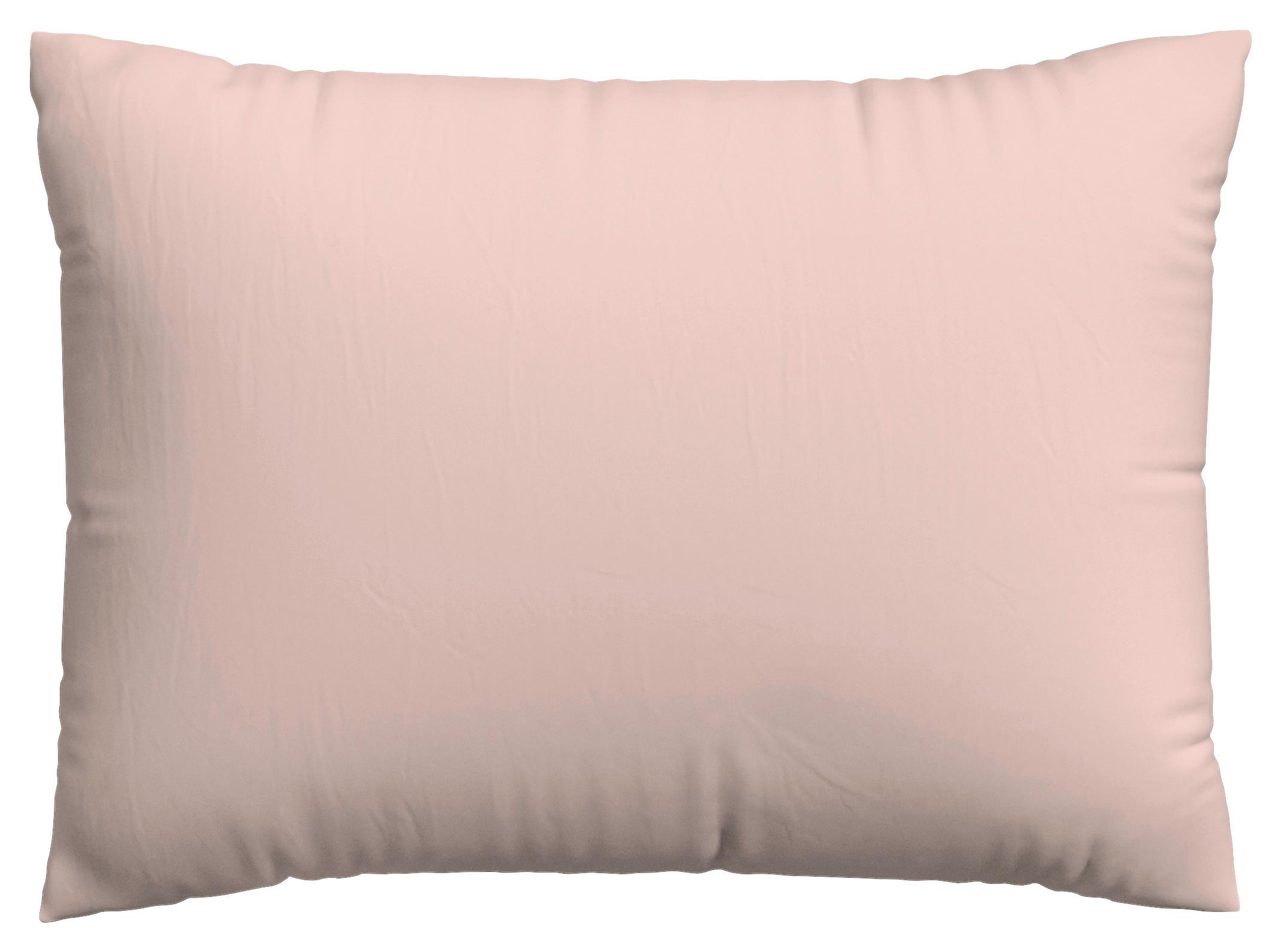 KOPFPOLSTERBEZUG WOVEN SATIN - Rosa, Basics, Textil (60/80cm) - Schlafgut
