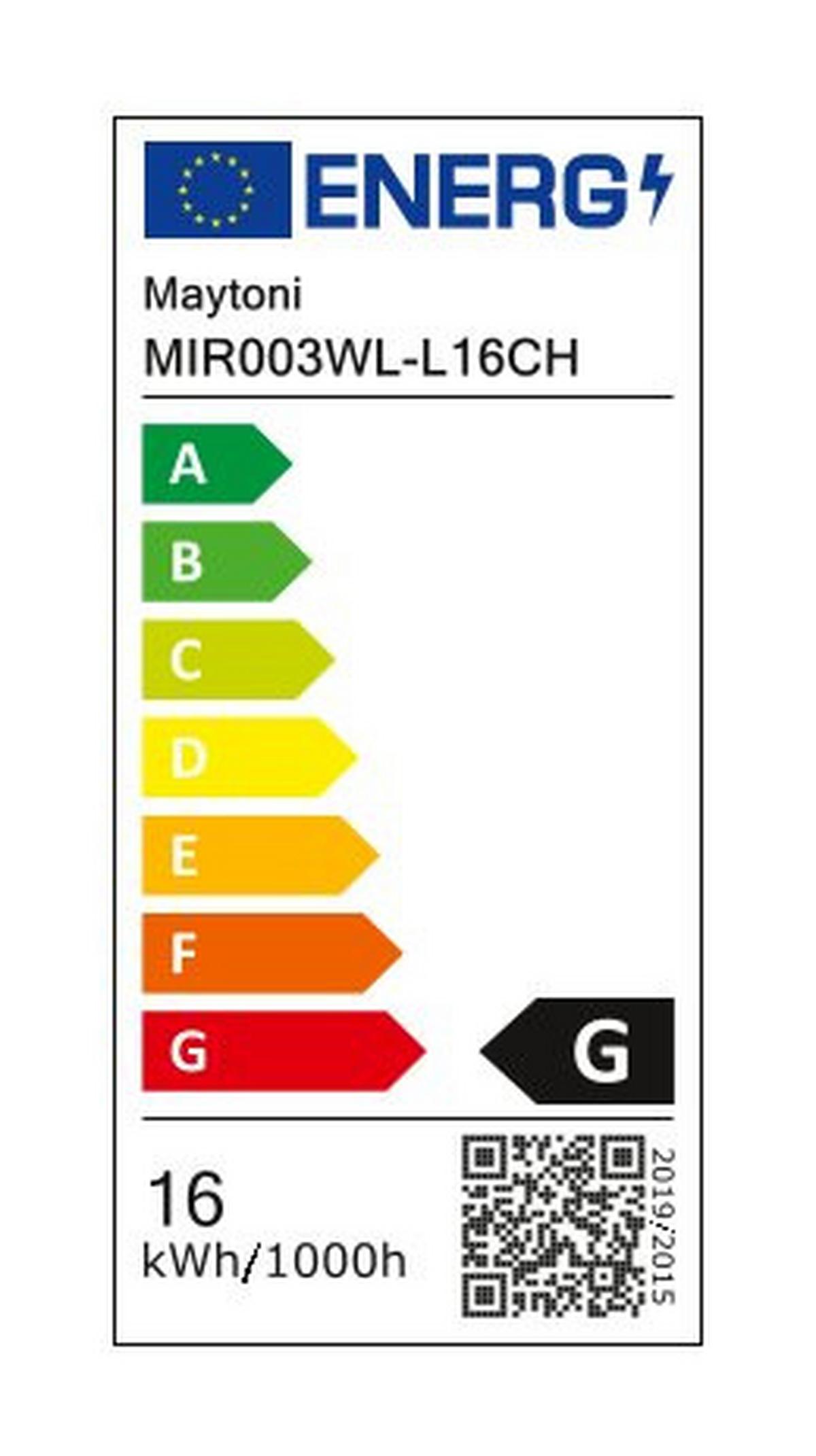 Spiegelleuchte Fino - Chromfarben, Trend, Metall (4,8/72/20cm) - MAYTONI