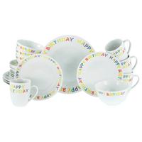 Kombiservice Happy Birthday Multicolor - Multicolor, Basics, Keramik - Creatable