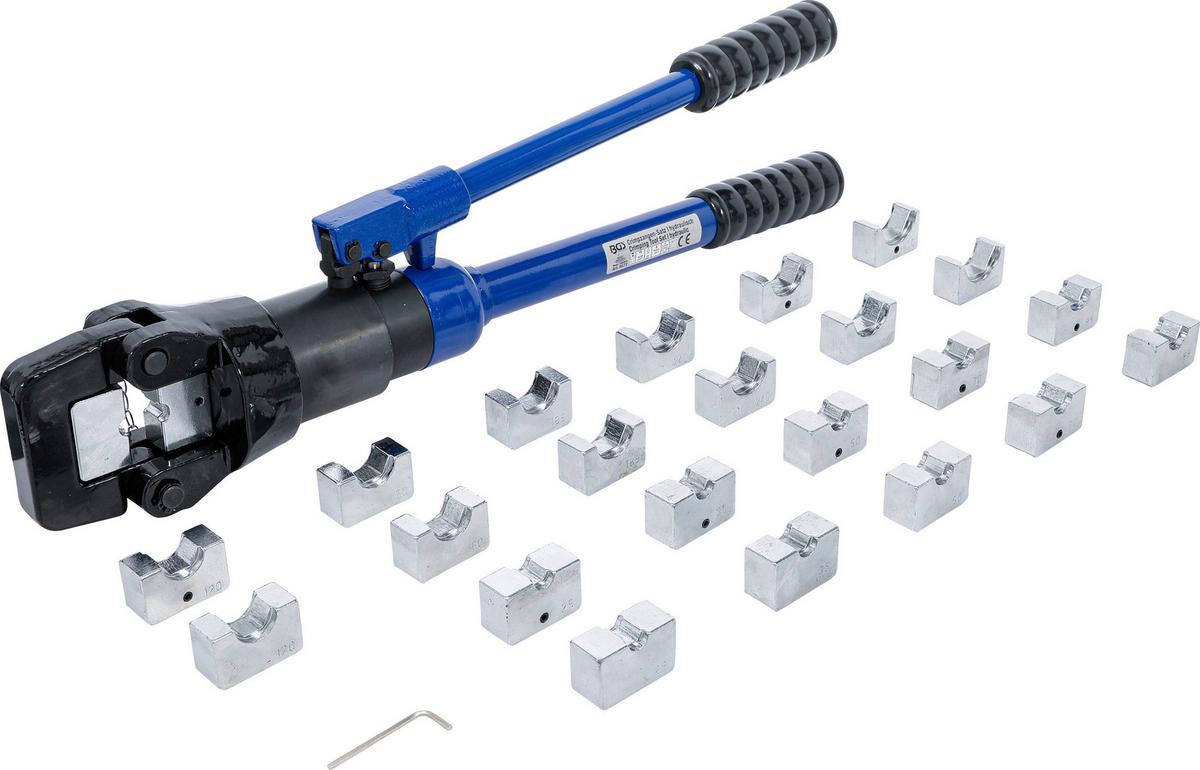 Crimpzangen-Satz Hydraulisch Blau/Schwarz - Blau/Schwarz, Basics (61,8/21,6/9,5cm)