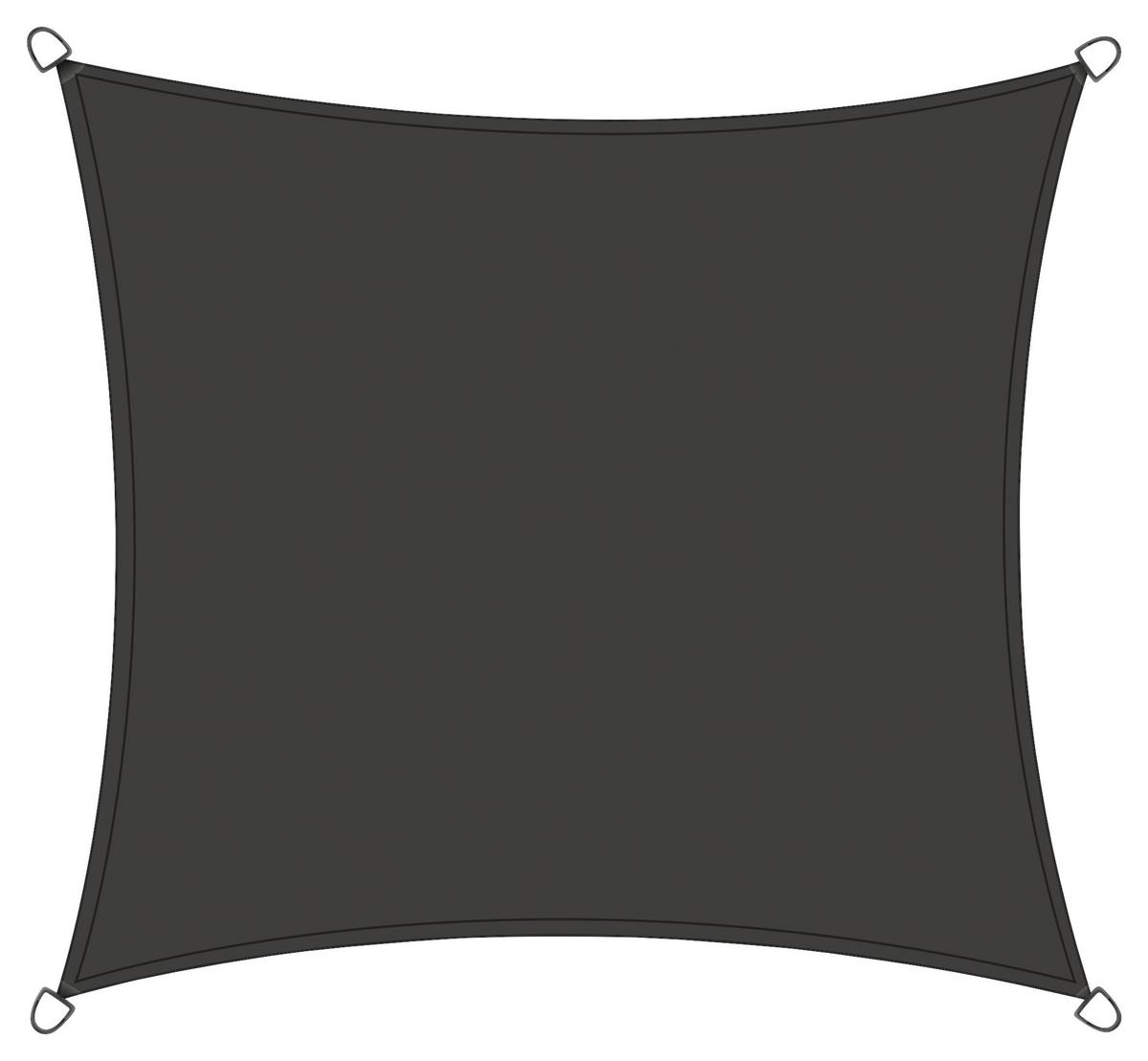 Gartensonnensegel K95888 - Grau, KONVENTIONELL, Textil/Metall (360/360cm) - Siena Garden