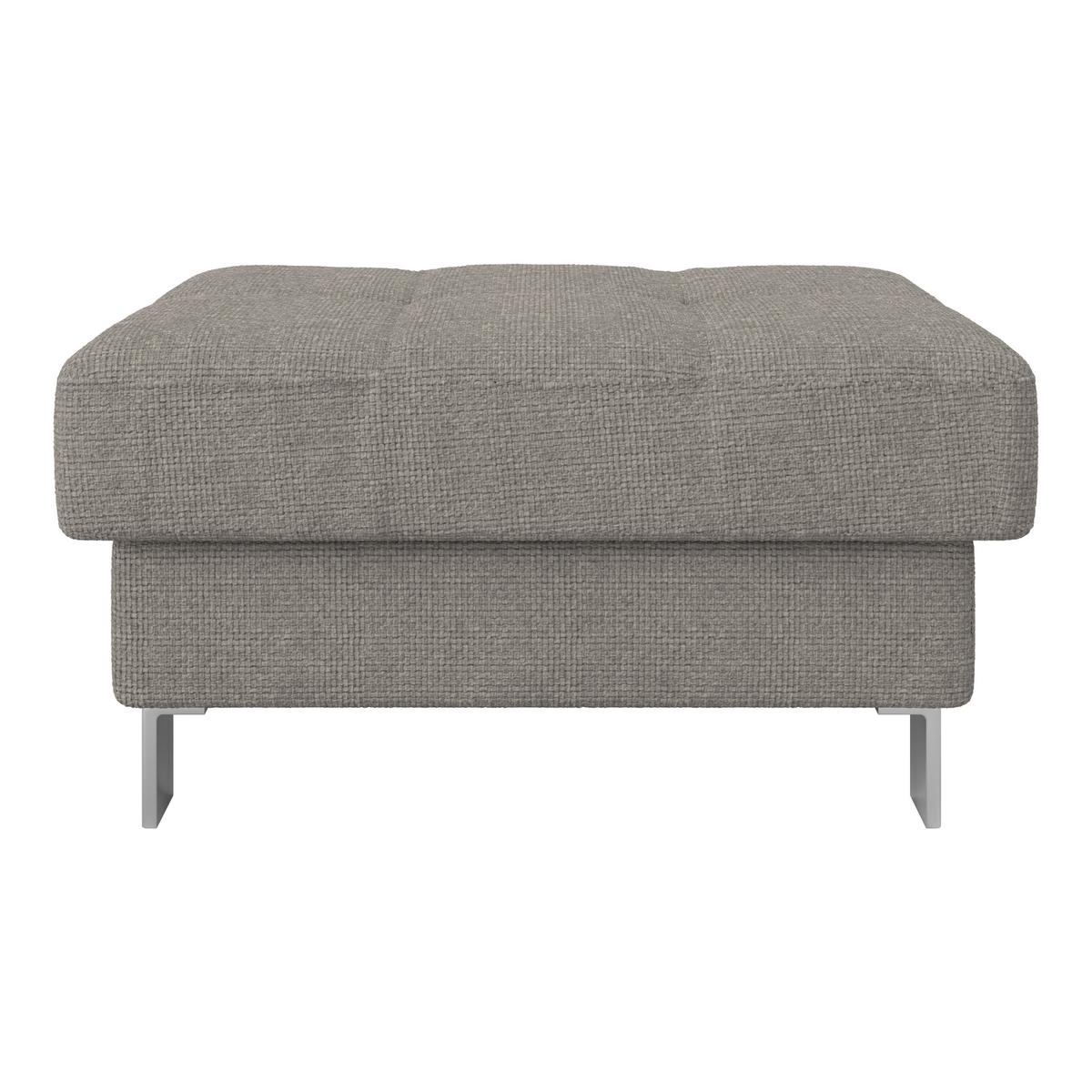 Hocker Savona - Graubraun, MODERN, Textil (90/44/73cm) - Ondega
