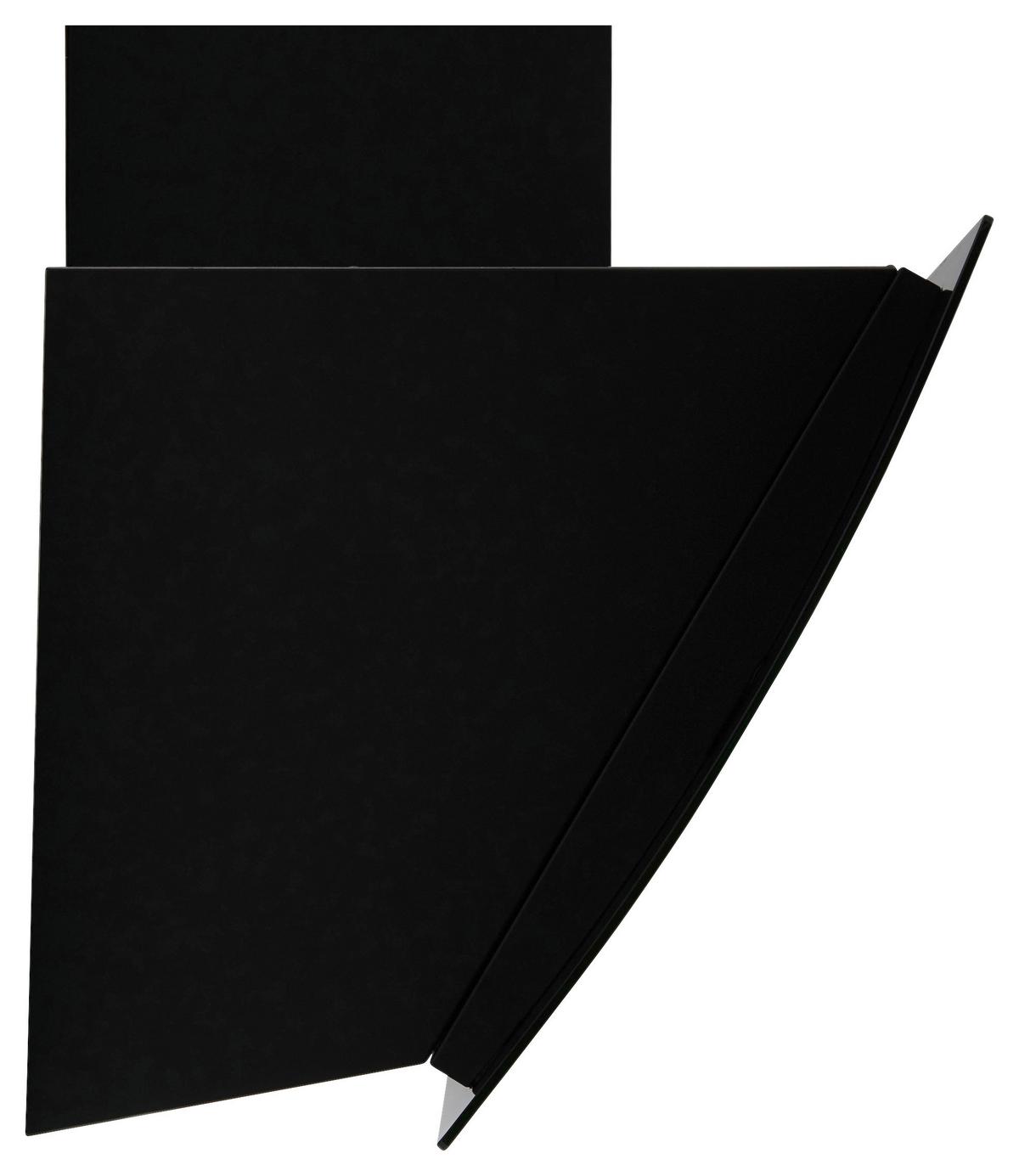 Kopffreihaube Respekta Selia Metall/glas Schwarz B: 60 Cm - Schwarz, Trend, Glas/Metall (60/78-116/40,8cm) - Respekta