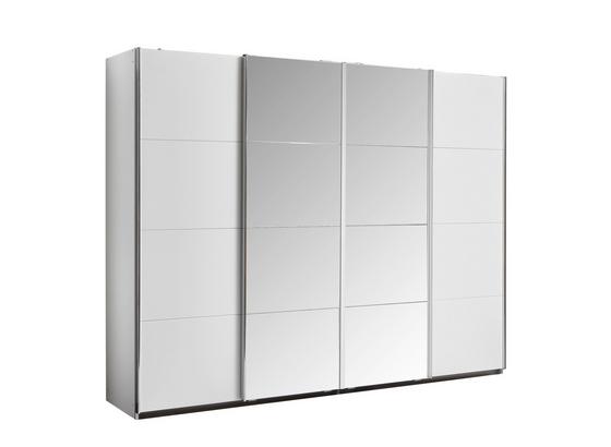 Skriňa S Posuvnými Dverami Bensheim 271x230cm - biela, Moderný, kompozitné drevo (271/230/62cm) - James Wood Skriňa S Posuvnými Dverami Bensheim 271x230cm - biela, Moderný, kompozitné drevo (271/230/62cm) - James Wood