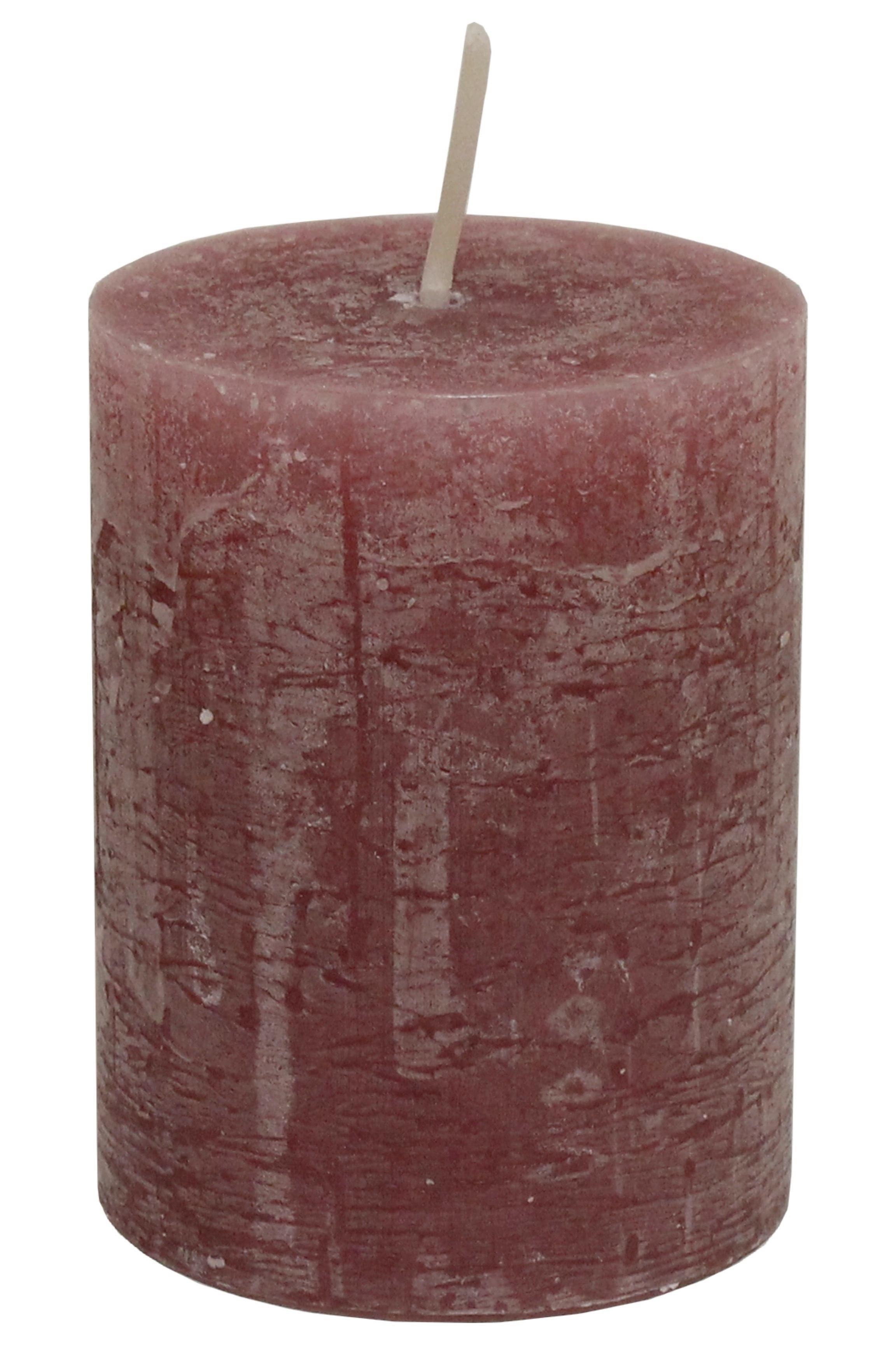 VÁLCOVÁ SVÍČKA LIA - růžová, Moderní (6,8/9cm) - Premium Living