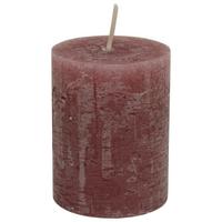 VÁLCOVÁ SVÍČKA LIA - růžová, Moderní (6,8/9cm) - Premium Living