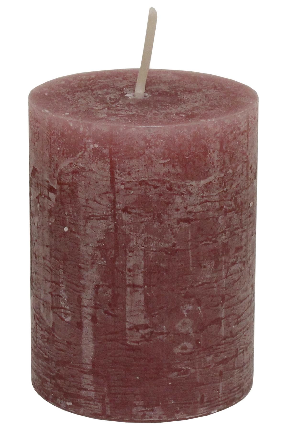 VÁLCOVÁ SVÍČKA LIA - růžová, Moderní (6,8/9cm) - Premium Living