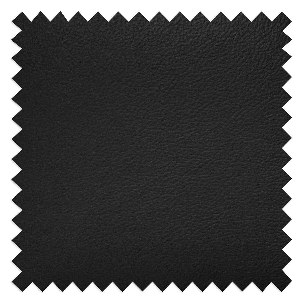 Kopfstütze Nordic, Schwarz B: 43 cm - Schwarz, Design, Leder/Textil (43/18/15cm) - Livetastic