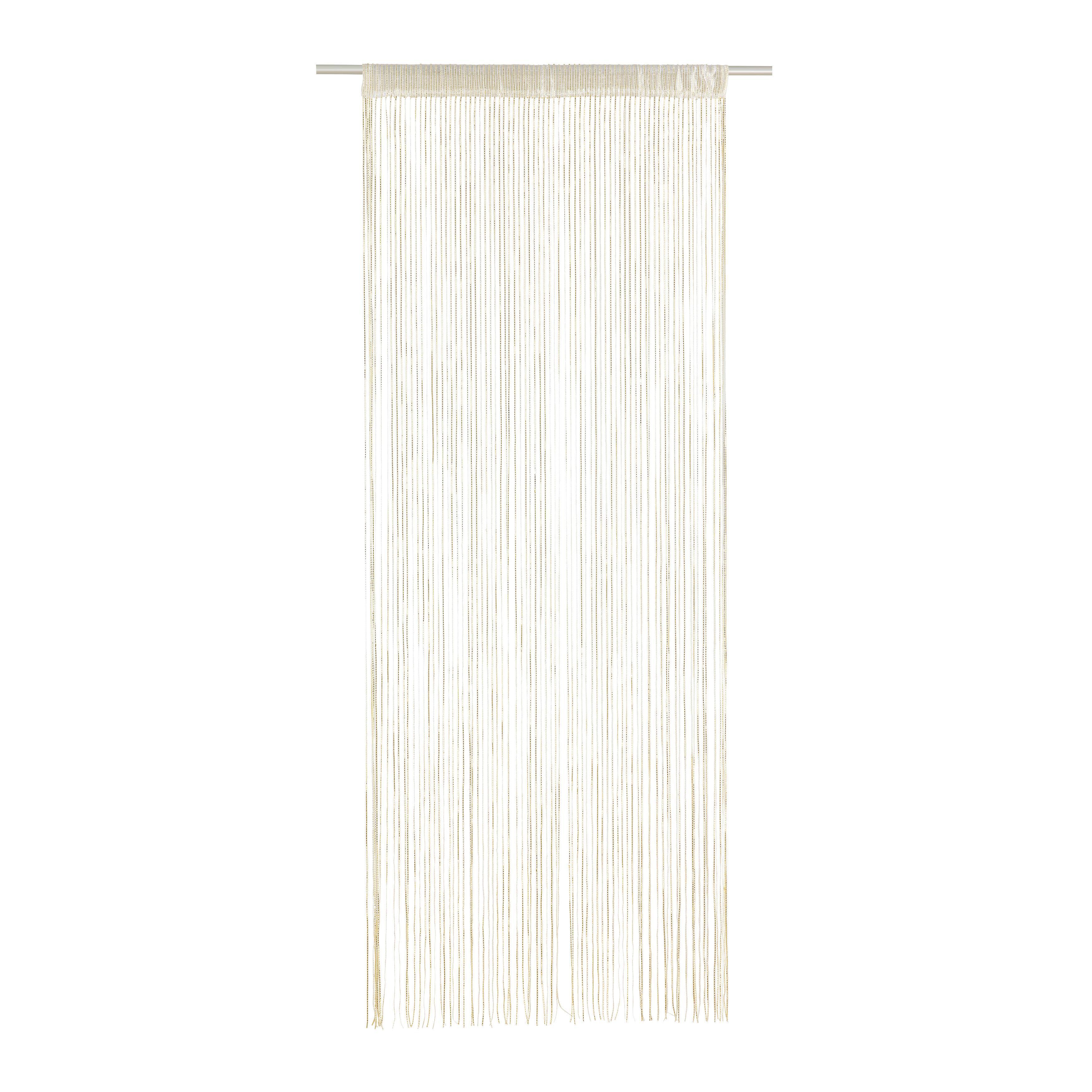 PROVÁZKOVÝ ZÁVĚS LUREX - barvy zlata, textil (90/245cm) - Mömax
