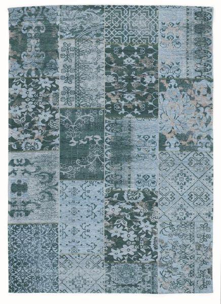 Vintage-teppich Alanis Allover Türkis 40x60 Cm - Türkis, Design, Textil (40/60cm) - Novel