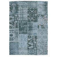 Vintage-Teppich Alanis Allover Türkis 40x60 cm - Türkis, Design, Textil (40/60cm) - Novel
