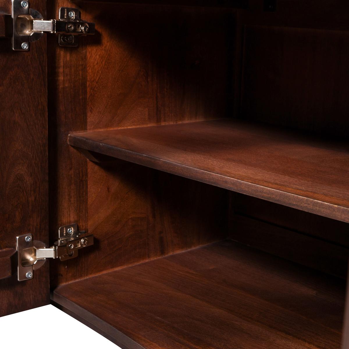 Kommode Sense Walnussfarben B: 160cm - Walnussfarben, Design, Holz (160/50/46cm) - Livetastic