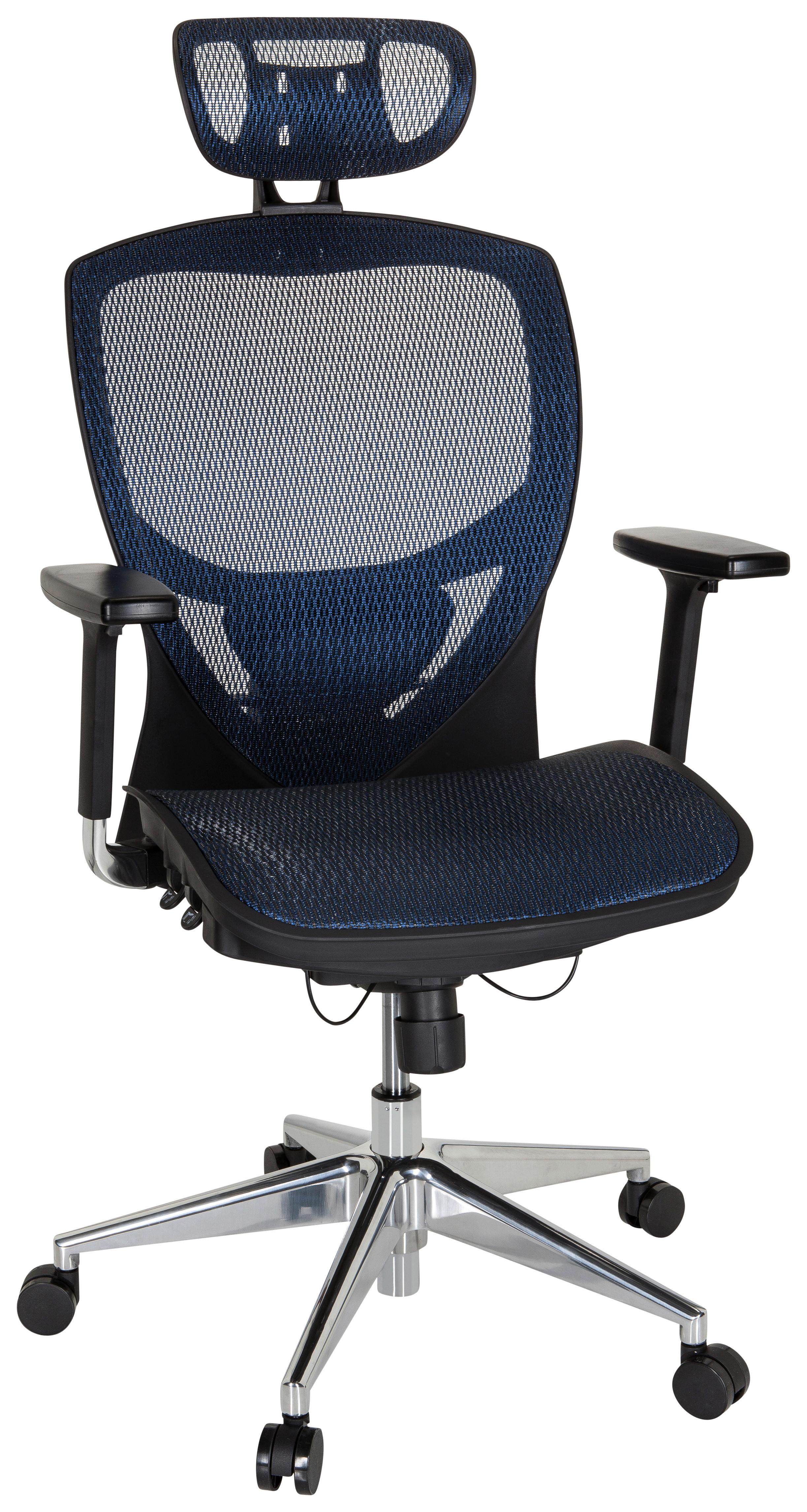 Bürostuhl Venus One Blau/Schwarz Bis 120 Kg