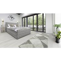 Boxspringbett Grenada Graphitfarben Lf: 160x200 cm - Graphitfarben, MODERN, Textil (160/200cm) - Livetastic